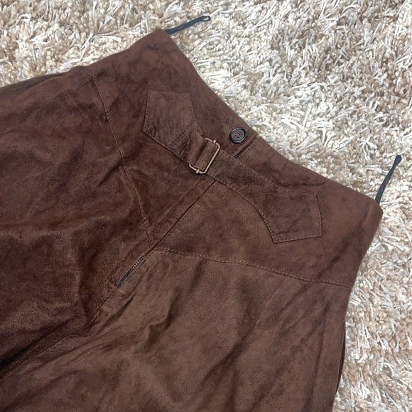 Mayfield Parrish brown suede skirt - Picture 3 of 5